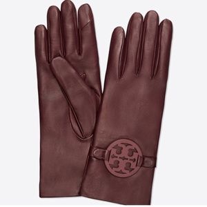 Tory Burch Miller leather gloves
